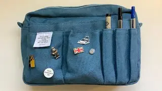 My travel junk journal set up & supplies for the holidays