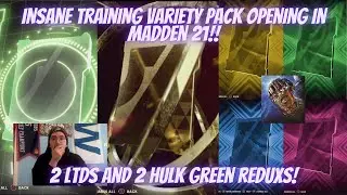 INSANE TRAINING VARIETY PACK OPENING WITH *2 LTD PULLS AND 2 HULK GREEN REDUX PULLS* IN MADDEN 21!!