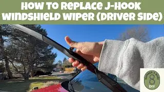 Replacing the driver side windshield wiper on a 2023 Honda Passport with hook arm attachment