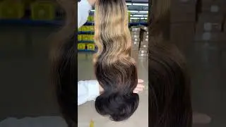 Human hair wig: 24inch 4 bundles with 20inch 13*4 front #wigs #blackgirlmagic #hairbundles