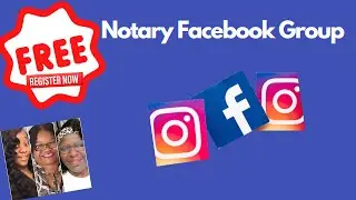 General Notary work , Loan Signing Agent, Free Facebook group! Join today 😊