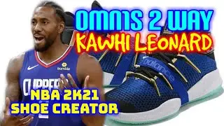 NBA Shoe Creator NEW BALANCE OMN1S 2 WAY KAWHI LEONARD NB OMNIS / NBA 2K21