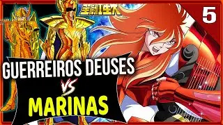 GUERREIROS DEUSES VS POSEIDON  (NÍVEIS de PODER - Parte 5) | Cavaleiros do Zodíaco