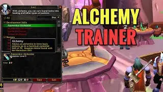 Exodar Alchemy Trainer Location (WoW TBC)