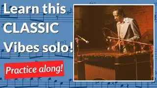 Vibraphone Lesson: Let's Learn Milt Jackson's FIRST recorded solo! No Voot, No Boot
