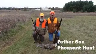 A Father/Son pheasant hunt in Metamora, MI
