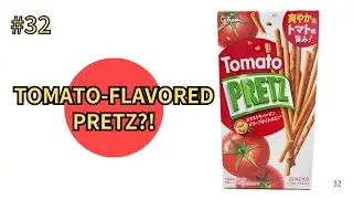 Tomato PRETZ | Tomato-Flavored Biscuit Sticks from Japan 🍅🥨