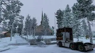 ETS2: Winterland Event 2025 (Convoy Couch Coop) / ч.7 - Погнали по Скандинавії!