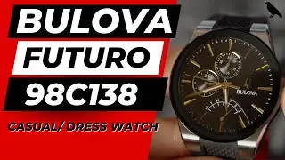 РАСПАКОВКА: Обзор часов BULOVA FUTURO Casual/Dress | Артикул: 98c138