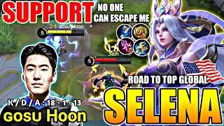 Selena Perfect Gameplay | Selena Best Build Top Global Selena 2020 | By ɢᴏsᴜ Hoon | Mobile Legends
