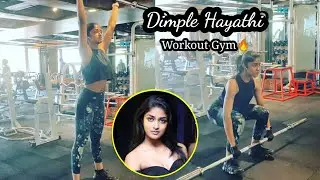 Dimple Hayathi Heavy @Gym Workout Video | Daily entertainment
