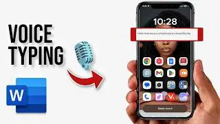 How to use voice typing in Microsoft Word mobile 2026 tutorial 
