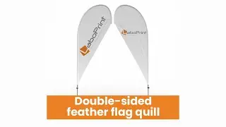 Double-Sided Feather Flag Quill | Shop.LaboPrint