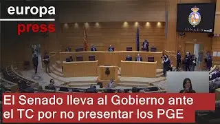 El Senado lleva al Gobierno ante el Constitucional por no presentar los Presupuestos