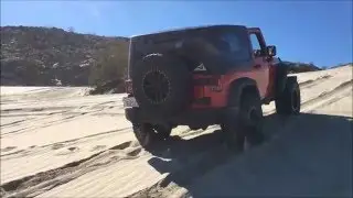 Jeep sand crawler in ocotillo wells