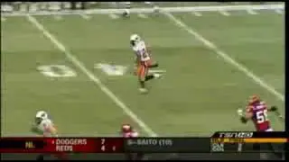 Korey Banks Interception Touchdown Return Preseason