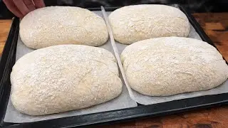 You Won’t BELIEVE Just HOW Fluffy! No knead! Homemade bread