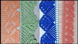 Charming different types of color scheme of crochet pattern of lace work designs ideas 