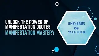Unlock the Power of Manifestation Quotes | Manifestation Mastery