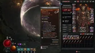 Diablo 4 S11, Lunging Strike Barbarian, Pit 90, Build Still in Progress.