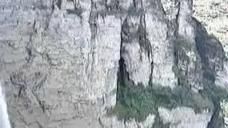 Smoke waterfall