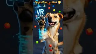 Digital Dog 😊#youtubeshorts #3danimation #shortvideo #cartoonanimals#story #youtubfeed