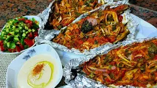 سمك سنجاري في الفرن بطريقه اكبر مطاعم الأسماك من ايد مطبخ نورا باهى 🐟 مش هتشتروا من بره تانى 😋
