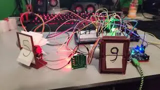Work in progress: 3D printed Split flap clock using 74HC595 shift registers