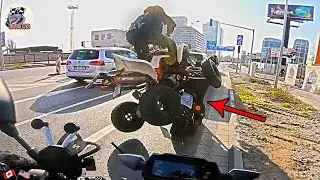 Car & Motorcycle CRASH!  CRAZY & EPIC Motorcycle Beginner Mistakes 2025 #2.