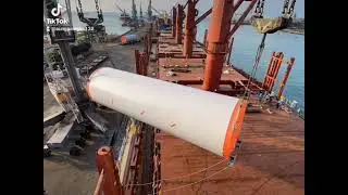Loading WindMill Tower at Ciwandan,Indonesia,
