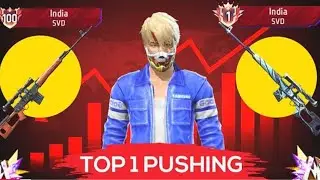 Top 1 pushing in SVD | Solo rank pushing with tips & tricks| Season 45