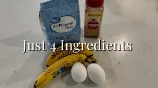 Easy Banana Cinnamon Pancakes ~ Baby and Toddler Friendly