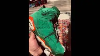 Обзор кроссовок Air Jordan 6 Retro Gatorade Green 2017 QS Premium: краткий обзор #airjordan6 #sho...