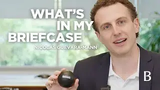 What's In My Briefcase: Nicolas Guevara-Mann