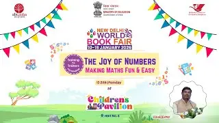 NDWBF 2026 | Children&rsquo;s Corner | Training the Trainers | Joy of Numbers with Vivek Kumar