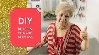 DIY ::  BLUSON DRAPEADO CRUZADO