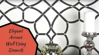Stencil A Trellis Accent Wall Using Our Coco Trellis Stencil Pattern!