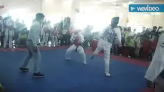 Taekwondo Fight Kasish Malik vs chitra Taekwondo Fight open national taekwondo tag team match