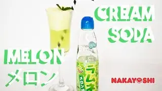 Cream Soda com Ramune Melon Soda