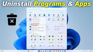 How to Uninstall An App in Windows 11