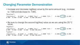 BioRT-HBV Carbonate Processes Video 4 Changing Parameters
