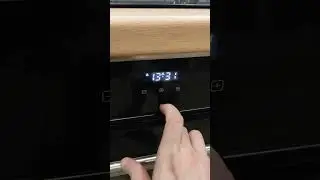 Установка таймера на отключение на духовке Midea. Setting the timer to turn off on the Midea oven.