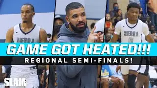 Drake Was Courtside for Bronny and Amari Bailey in a WILD Regional Semi-Final!!! 🔥