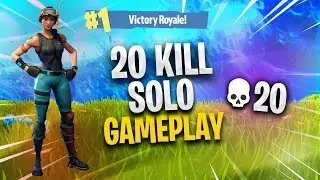 INSANE 20 KILL SOLO WIN (Fortnite Battle Royale)