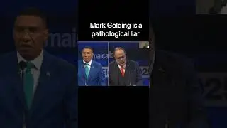 Prime minister Andrew Holness calls Mark Golding a liar to his face #jamaicapolitics #election2025