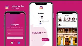 Instagram App Redesign | Figma | Tura's world