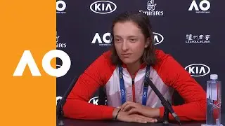 Iga Swiatek press conference (3R) | Australian Open 2020