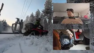 Jos metsään haluat mennä nyt, ni ketjut päälle