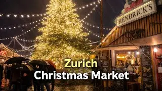 Zurich Christmas Market 🎄🇨🇭 | Switzerland Trip Vlog #2