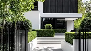Luxury Modern House Design with Shading Screens for Privacy Solution